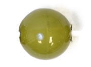 Glass 8mm Round Bead Opaque Strung 