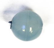 Glass 8mm Round Bead Opaque Strung 