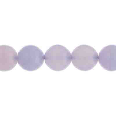 Glass 8mm Round Bead Opaque Strung