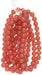 Glass 8mm Round Bead Opaque Strung 