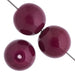 Czech Glass Beads 8in Strand Marsala