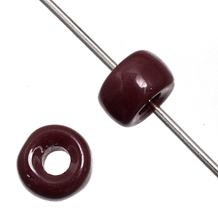 Czech Glass Mini Crowbead 6mm Opaque 