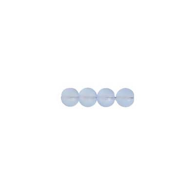 Glass Bead Round 10mm 8" Strand Matte