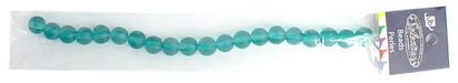 Glass Bead Round 10mm 8" Strand Matte