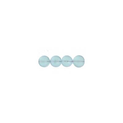 Glass Bead Round 10mm 8" Strand Matte