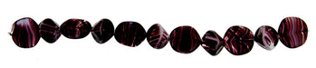 Glass Mixed Strand Dark Purple - 8in Strand