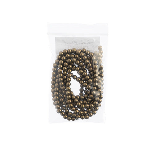 Czechmates - Round Beads 4mm 100pcs Saturated Metallic