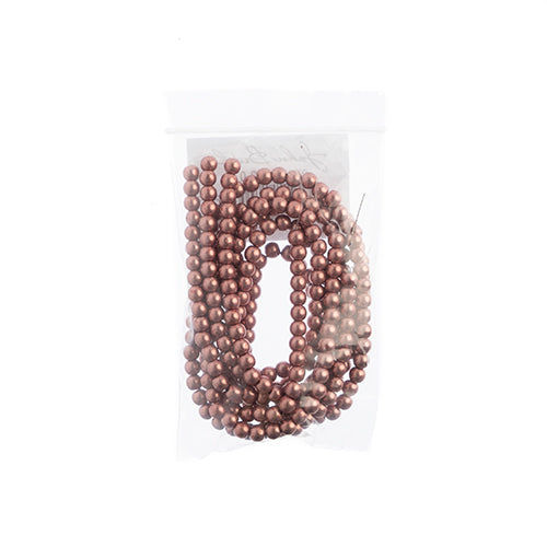 Czechmates - Round Beads 4mm 100pcs Saturated Metallic