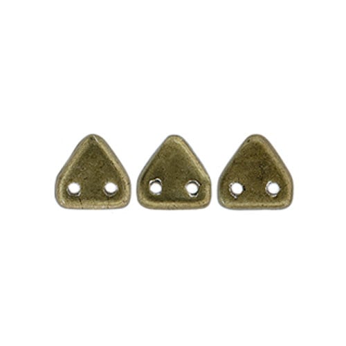 Czechmates 2-Hole Triangle 6mm 50g Opaque