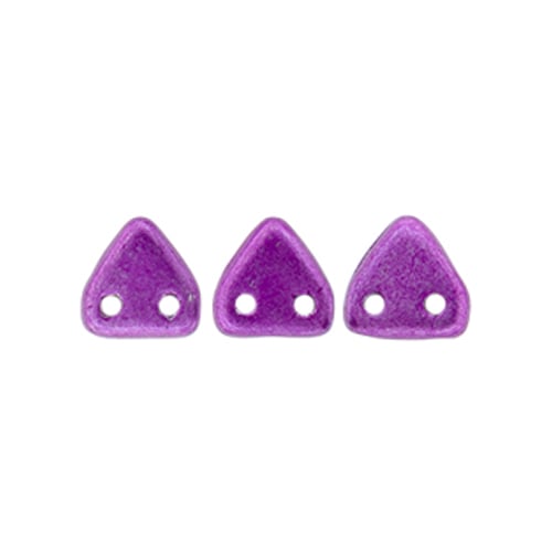 Czechmates 2-Hole Triangle 6mm 50g Opaque