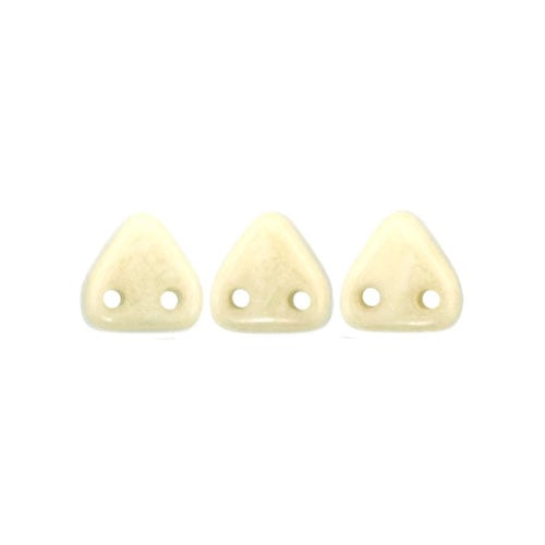 Czechmates 2-Hole Triangle 6mm 50g Opaque