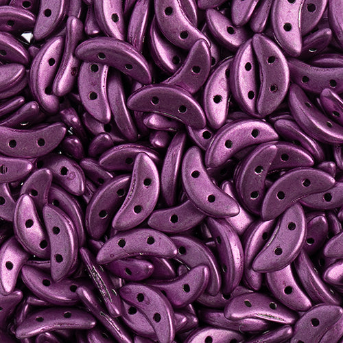 Czechmates Crescent 2Hole 3x10mm 50g Opaque