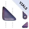 Czech Glass Tango Bead 2-Hole 6mm apx 5.3g Vials - Chalk Shades