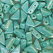 Czech Glass Tango Bead 2-Hole 6mm apx 5.3g Vials - Turquoise Shades