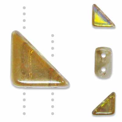 Czech Glass Tango Bead 2-Hole 6mm 50g - Transparent Shades