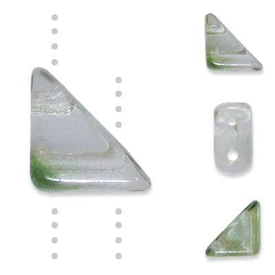 Czech Glass Tango Bead 2-Hole 6mm apx 5.3g - Transparent Shades