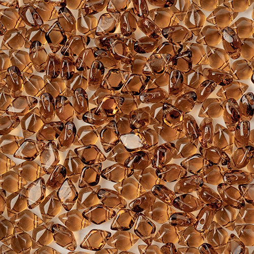 Matubo Czech Gemduo 2-Hole 50g Transparent Shades