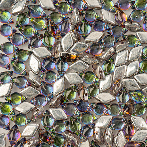 Matubo Czech Gemduo 2-Hole Approx 13g Vial Backlit Shades