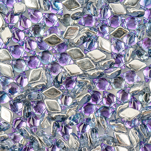 Matubo Czech Gemduo 2-Hole Approx 13g Vial Backlit Shades