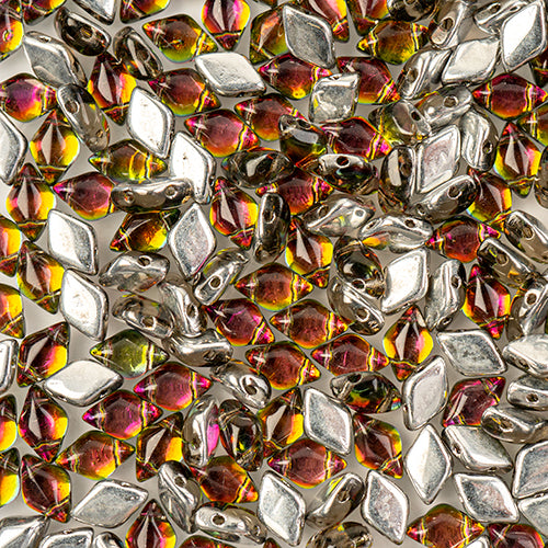 Matubo Czech Gemduo 2-Hole Approx 13g Vial Backlit Shades