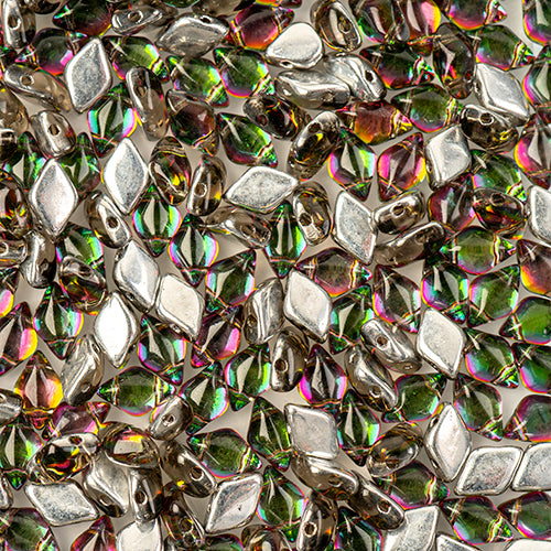 Matubo Czech Gemduo 2-Hole Approx 13g Vial Backlit Shades