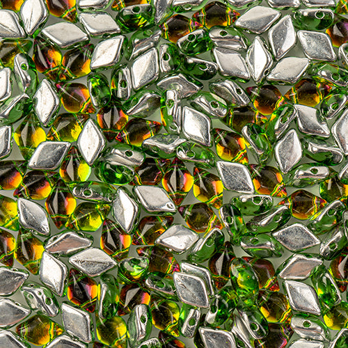 Matubo Czech Gemduo 2-Hole Approx 13g Vial Backlit Shades