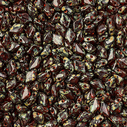 Matubo Czech Gemduo 2-Hole 50g Transparent Shades