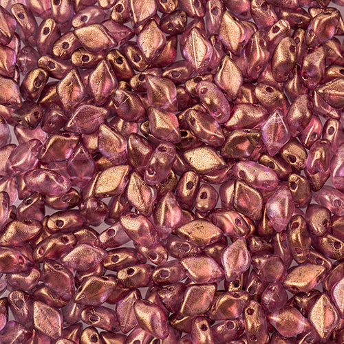 Matubo Czech Gemduo 2-Hole Approx 13g Vial Crystal Halo Shades