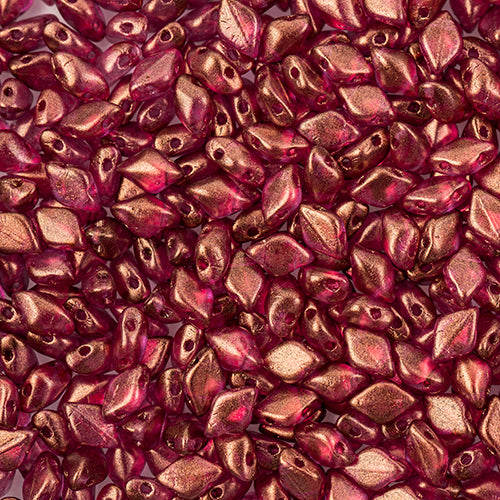 Matubo Czech Gemduo 2-Hole Approx 13g Vial Crystal Halo Shades