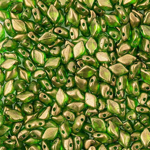 Matubo Czech Gemduo 2-Hole Approx 13g Vial Crystal Halo Shades