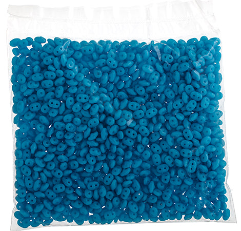 Matubo Czech Super Duo 2-Hole 100g Turquoise Blue Shades