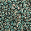 Matubo Czech Super Duo 2-Hole 100g Turquoise Green Shades