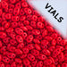 Matubo Czech Super Duo 2-Hole apx 22g vials  Coral Red Shades