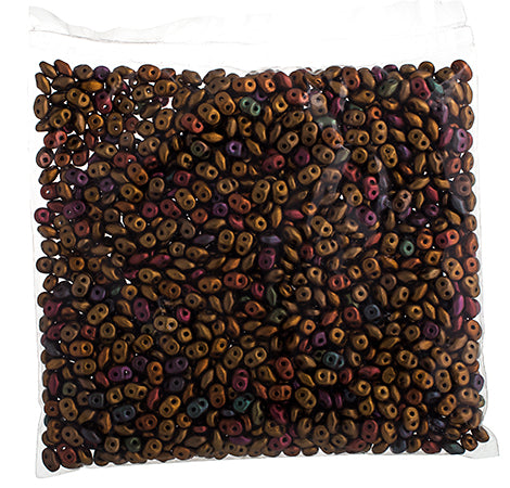 Matubo Czech Super Duo 2-Hole 100g Metallic Shades