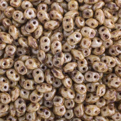 Matubo Czech Super Duo 2-Hole apx 22g vials  Chalk Shades