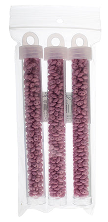 Matubo Czech Super Duo 2-Hole apx 22g vials  Chalk Shades