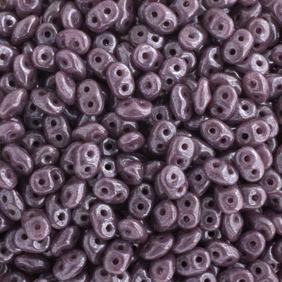 Matubo Czech Super Duo 2-Hole 100g Opaque Violet Shades