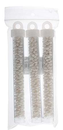 Matubo Czech Super Duo 2-Hole apx 22g vials  Chalk Shades