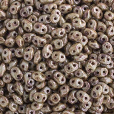 Matubo Czech Super Duo 2-Hole apx 22g vials  Chalk Shades