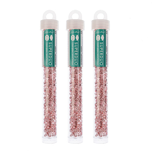 Matubo Czech Super Duo 2-Hole apx 22g vials  Crystal Confetti Splash