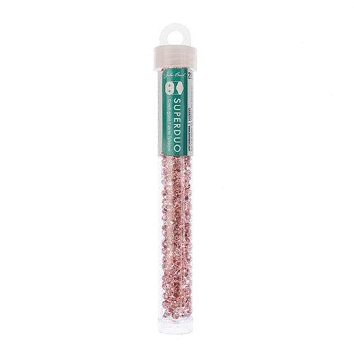 Matubo Czech Super Duo 2-Hole apx 22g vials  Crystal Confetti Splash