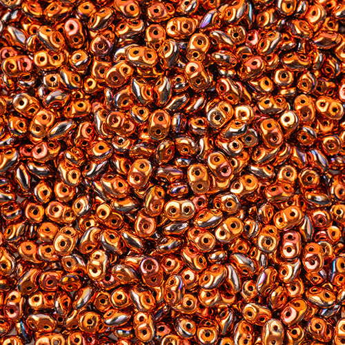 Matubo Czech Super Duo 2-Hole apx 22g vials  Opaque Jet Shades