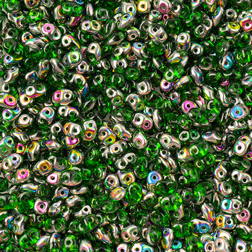 Matubo Czech Super Duo 2-Hole 100g Chrysolite Shades