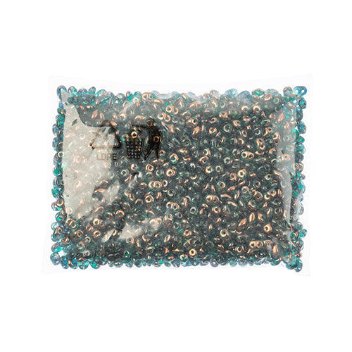 Matubo Czech Super Duo 2-Hole 100g Emerald Shades