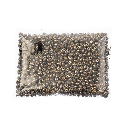 Matubo Czech Super Duo 2-Hole 100g Opaque Green Shades