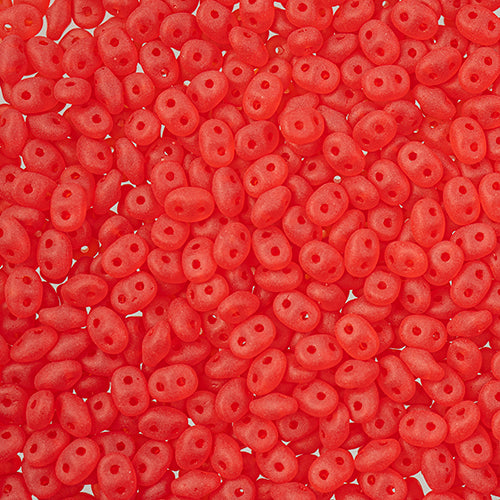 Matubo Czech Super Duo 2-Hole 100g Ruby Shades