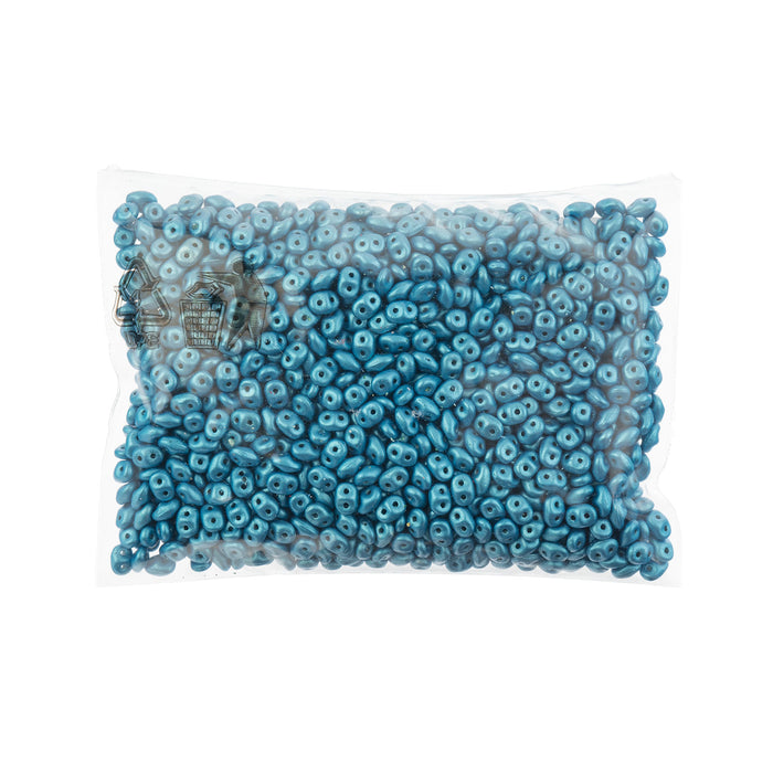 Matubo Czech Super Duo 2-Hole apx 22g Crystal/Alucolour