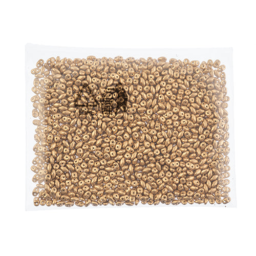 Matubo Czech Miniduo 2-Hole 50g Metallic Shades