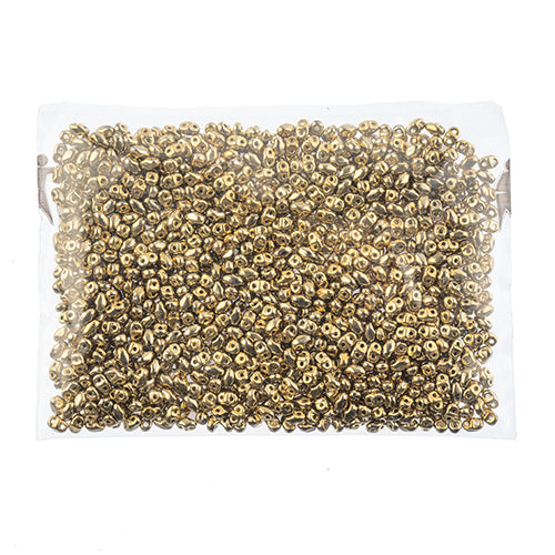 Matubo Czech Miniduo 2-Hole 50g Metallic Shades