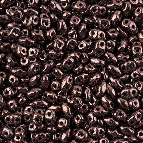 Matubo Czech Miniduo 2-Hole 50g Metallic Shades